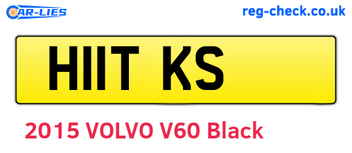 H11TKS are the vehicle registration plates.