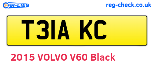 T31AKC are the vehicle registration plates.