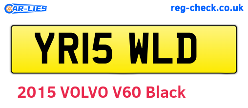 YR15WLD are the vehicle registration plates.
