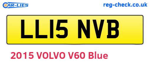 LL15NVB are the vehicle registration plates.