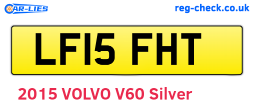 LF15FHT are the vehicle registration plates.
