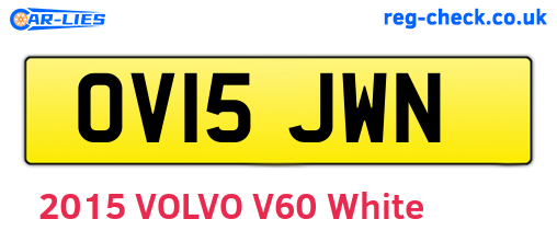 OV15JWN are the vehicle registration plates.