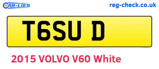 T6SUD are the vehicle registration plates.