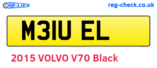 M31UEL are the vehicle registration plates.