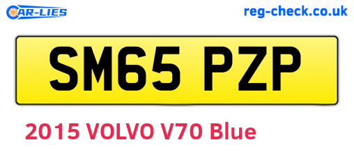 SM65PZP are the vehicle registration plates.