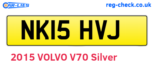 NK15HVJ are the vehicle registration plates.