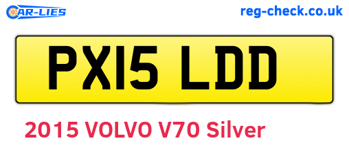 PX15LDD are the vehicle registration plates.