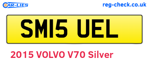 SM15UEL are the vehicle registration plates.