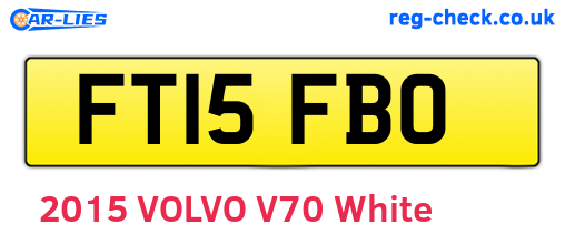 FT15FBO are the vehicle registration plates.