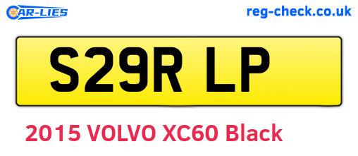 S29RLP are the vehicle registration plates.