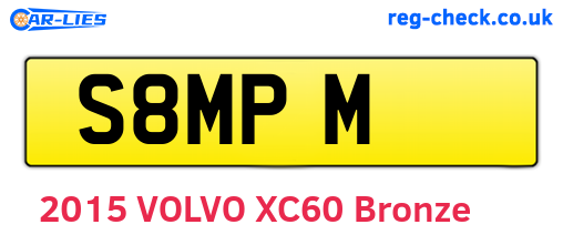 S8MPM are the vehicle registration plates.