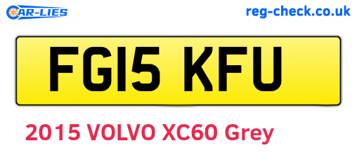 FG15KFU are the vehicle registration plates.