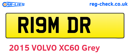 R19MDR are the vehicle registration plates.