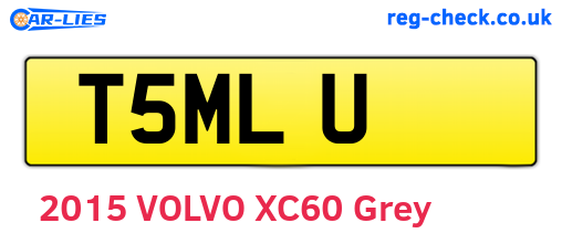 T5MLU are the vehicle registration plates.