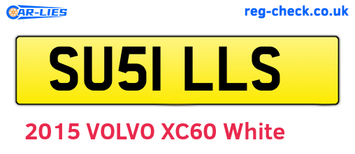 SU51LLS are the vehicle registration plates.