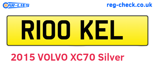 R100KEL are the vehicle registration plates.