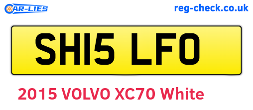 SH15LFO are the vehicle registration plates.