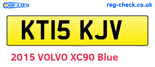 KT15KJV are the vehicle registration plates.