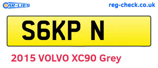 S6KPN are the vehicle registration plates.