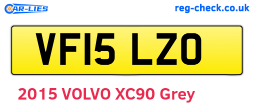 VF15LZO are the vehicle registration plates.