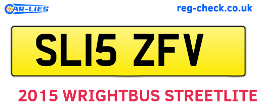 SL15ZFV are the vehicle registration plates.