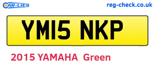 YM15NKP are the vehicle registration plates.