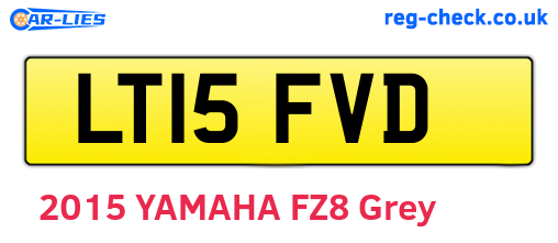 LT15FVD are the vehicle registration plates.