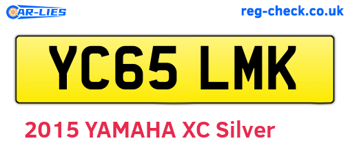 YC65LMK are the vehicle registration plates.