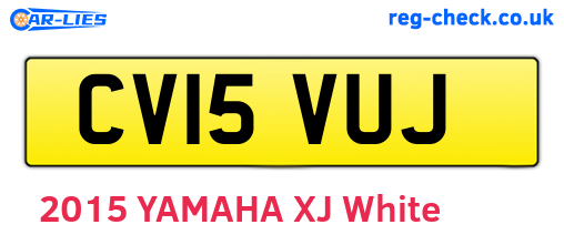 CV15VUJ are the vehicle registration plates.