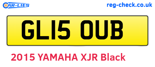 GL15OUB are the vehicle registration plates.
