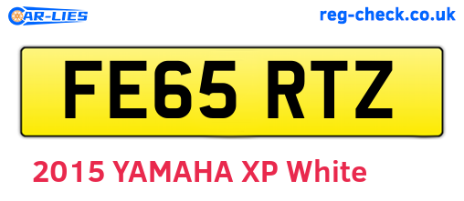 FE65RTZ are the vehicle registration plates.