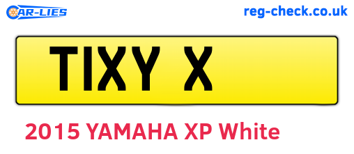 T1XYX are the vehicle registration plates.