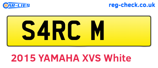 S4RCM are the vehicle registration plates.