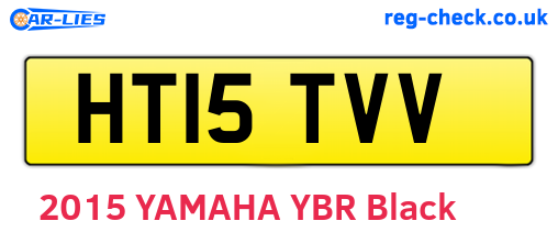 HT15TVV are the vehicle registration plates.