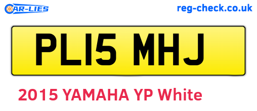 PL15MHJ are the vehicle registration plates.