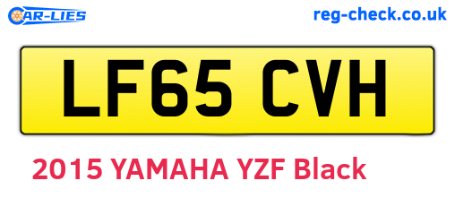 LF65CVH are the vehicle registration plates.