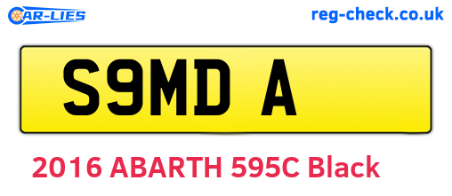 S9MDA are the vehicle registration plates.