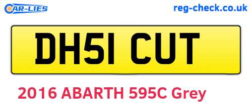 DH51CUT are the vehicle registration plates.