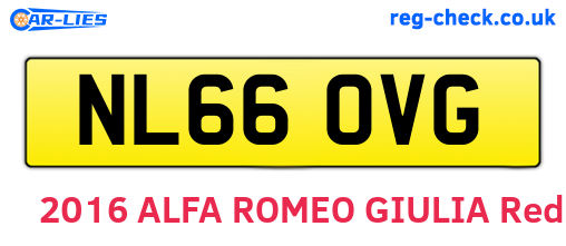 NL66OVG are the vehicle registration plates.