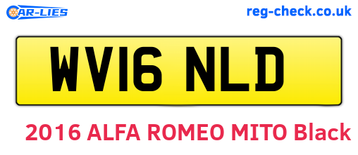 WV16NLD are the vehicle registration plates.