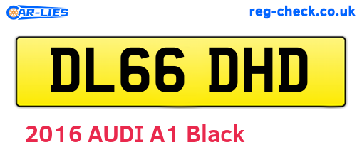 DL66DHD are the vehicle registration plates.