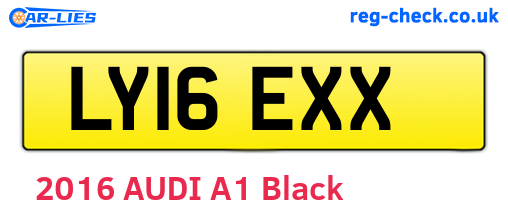 LY16EXX are the vehicle registration plates.