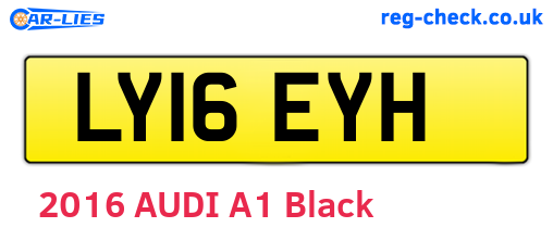 LY16EYH are the vehicle registration plates.
