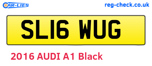 SL16WUG are the vehicle registration plates.