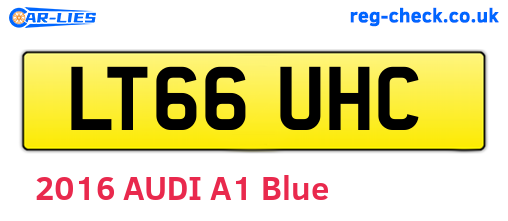 LT66UHC are the vehicle registration plates.
