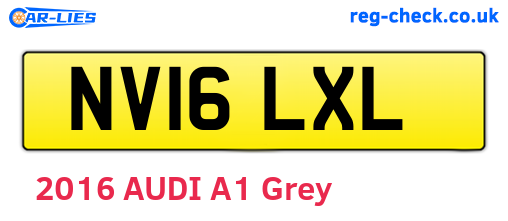 NV16LXL are the vehicle registration plates.
