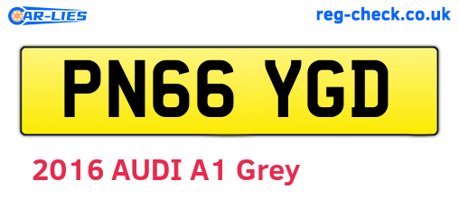 PN66YGD are the vehicle registration plates.