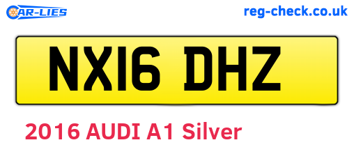 NX16DHZ are the vehicle registration plates.