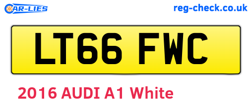 LT66FWC are the vehicle registration plates.