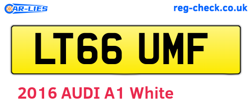 LT66UMF are the vehicle registration plates.
